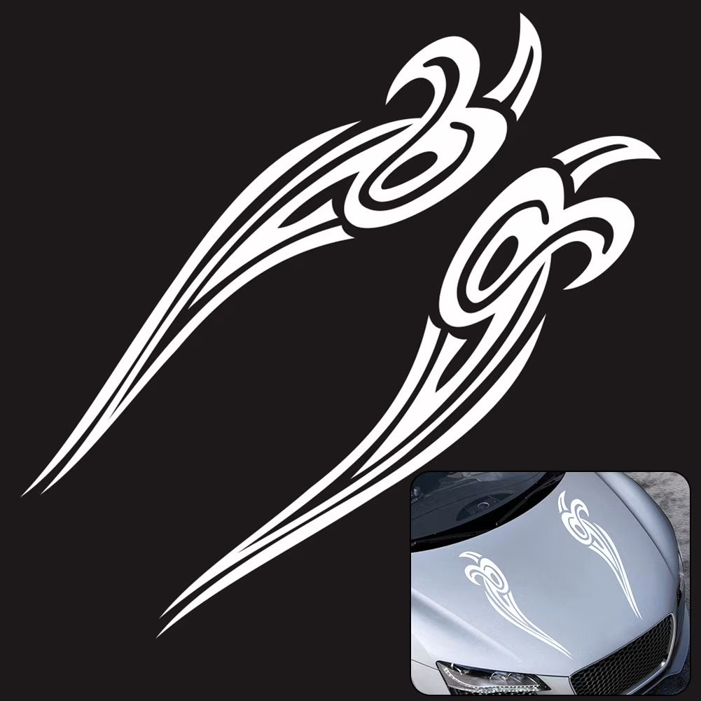 Racing Hood Stripes Decal Vinyl Stickers for Car SUV Truck Universal