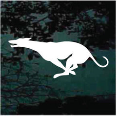 Running Greyhound Decals | Die Cut Vinyl Decal