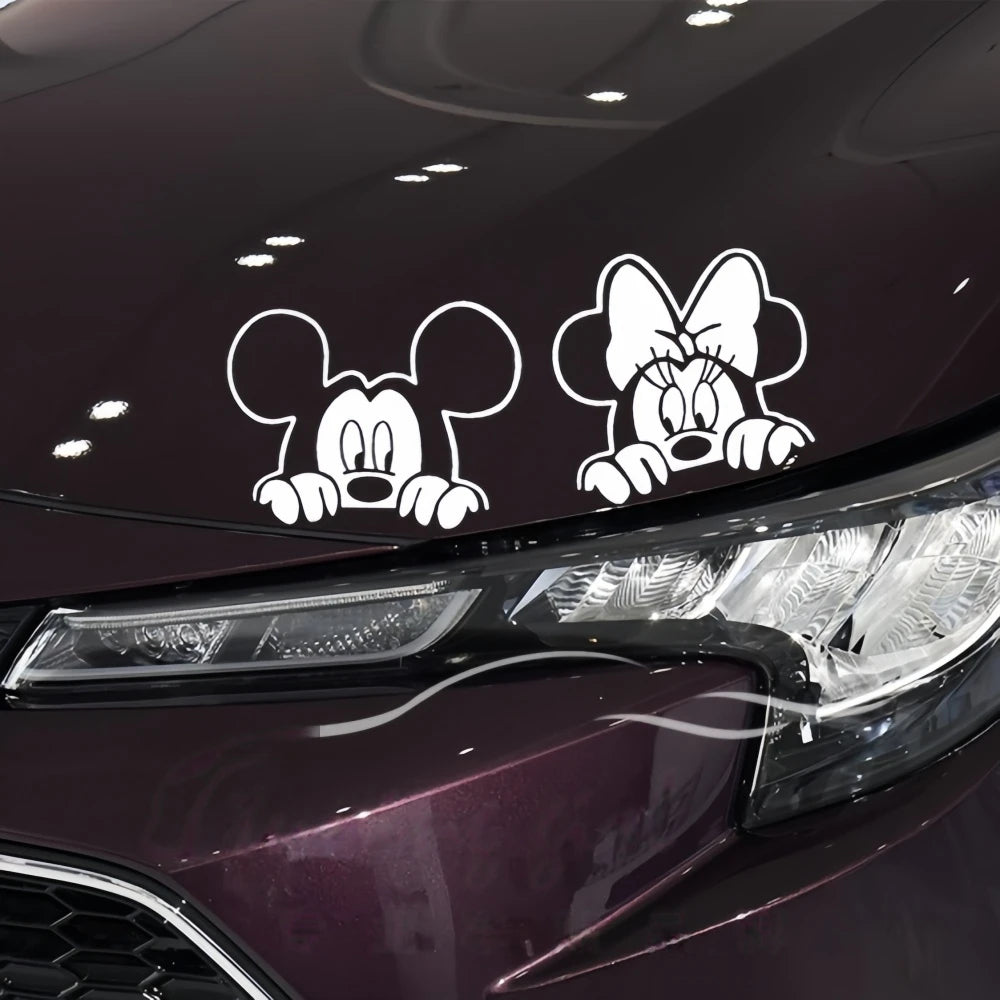 Mickey Mouse Minnie Cartoon Lovely Decals Car Stickers  Die Cut Vinyl Decal/ Bumper For  Windows, Cars, Trucks, Laptops, Etc (Copy) (Copy) (Copy) (Copy)