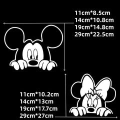 Mickey Mouse Minnie Cartoon Lovely Decals Car Stickers  Die Cut Vinyl Decal/ Bumper For  Windows, Cars, Trucks, Laptops, Etc (Copy) (Copy) (Copy) (Copy)