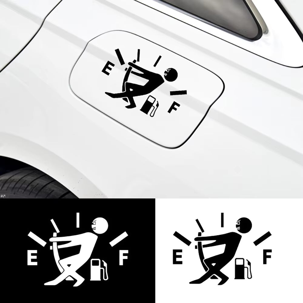 Fuel Tank Cap Sticker Tearable Waterproof Funny Sticker Personalized Reflective Car Sticker 1 PC  Die Cut Vinyl Decal