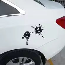 Merry Blots funny car sticker vinyl decal white/black for auto car stickers styling decoration 15cm*14.3cm Die Cut Vinyl Decal (Copy