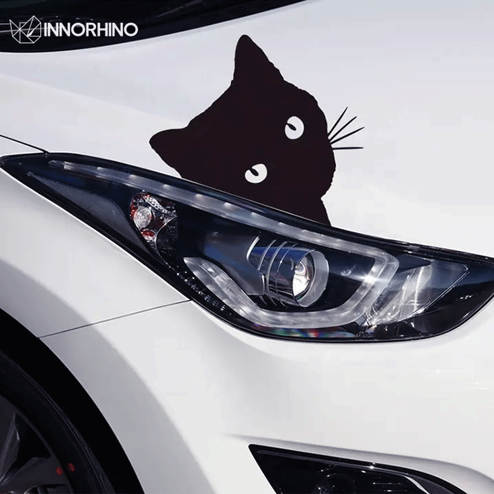 Custom Designed Magnetic Car Stickers, Die-Cut Decal