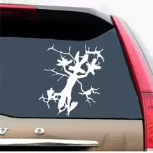 Crashed Coyote Wile e Coyote comes from road runner stickers for cars, bikes, laptops. Stickers are suitable for dents and glass Die Cut Vinyl Decal