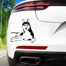 Lazy Husky Dog Car Stickers For Laptop Water Bottle Car Truck Van SUV Motorcycle Vehicle Paint Window Wall Cup Toolbox Guitar Sc Die Cut Vinyl Decal