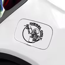 Pickup truck 13.5*13.5cm off-road truck skull gasoline cap stickers, decorative car stickers personalized customization Die Cut Vinyl Decal