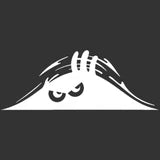 Scary Eyes Peeking monster Car  Die Cut Vinyl Decal