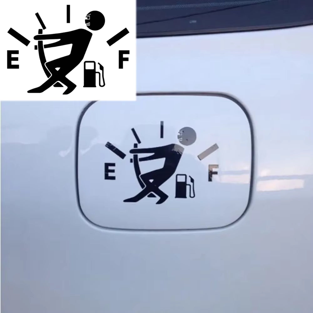 Fuel Tank Cap Sticker Tearable Waterproof Funny Sticker Personalized Reflective Car Sticker 1 PC  Die Cut Vinyl Decal