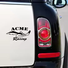 G102 16X10CM G10201 Wile E. Coyote for ACME Racing Vinyl Decal Sticker Car Truck Window Decals Die Cut Vinyl Decal
