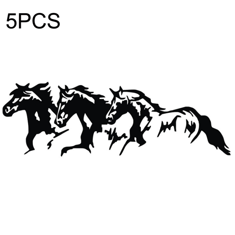 5PCS FGM-002 Carving Reflective Die Cut Vinyl Decal