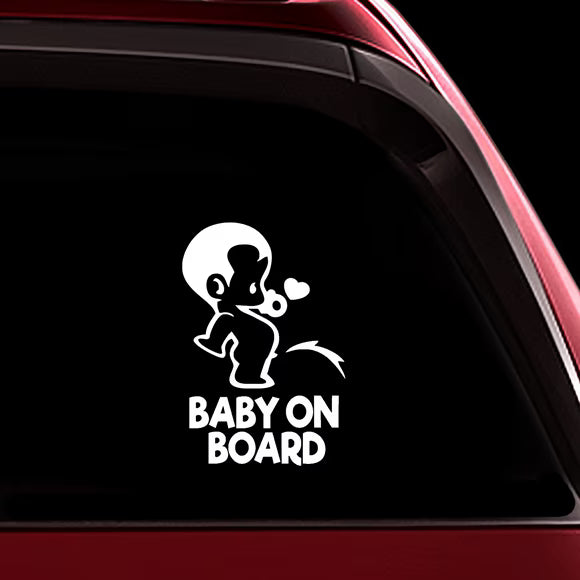 TOTOMO Baby on Board  Die Cut Vinyl Decal