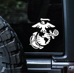 white-us-marine-corps-sticker-decal-featuring-eagle-globe-and-anchor-symbol-on-car-window