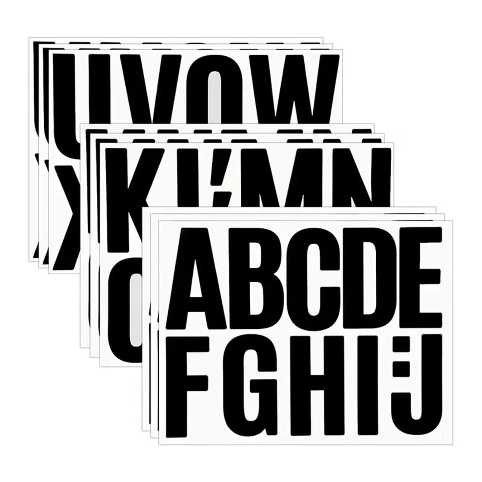 Zmeidao 3Pcs Large Letter Stickers, Self-Adhesive Alphabet Stickers  Die Cut Vinyl Decal/ Bumper For Windows, Cars, Trucks, Laptops, Etc.