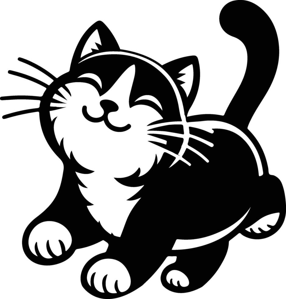 Cute Cat Die Cut Vinyl Decal