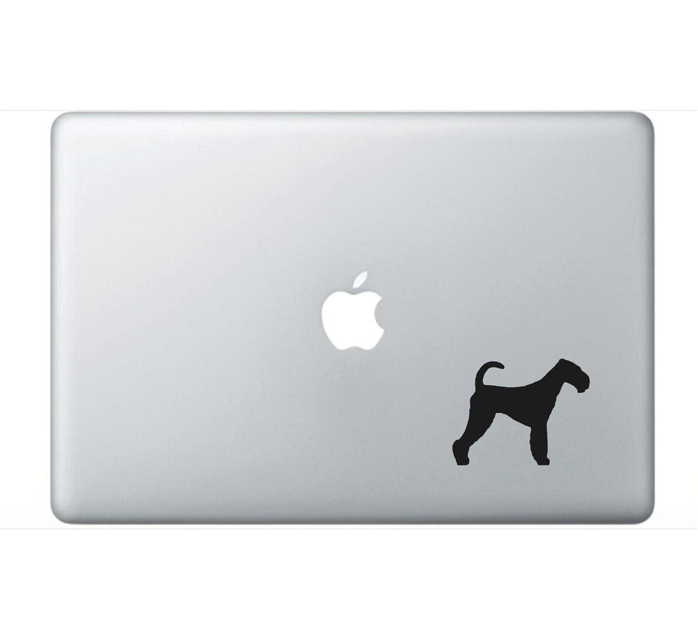 airedale‑terrier‑vinyl‑sticker size options for cars trucks laptops