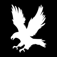 american eagle vinyl die cut decal black patriotic badge sticker for cars trucks windows laptops