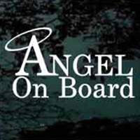 Angel On Board Decals | Die Cut Vinyl Decal