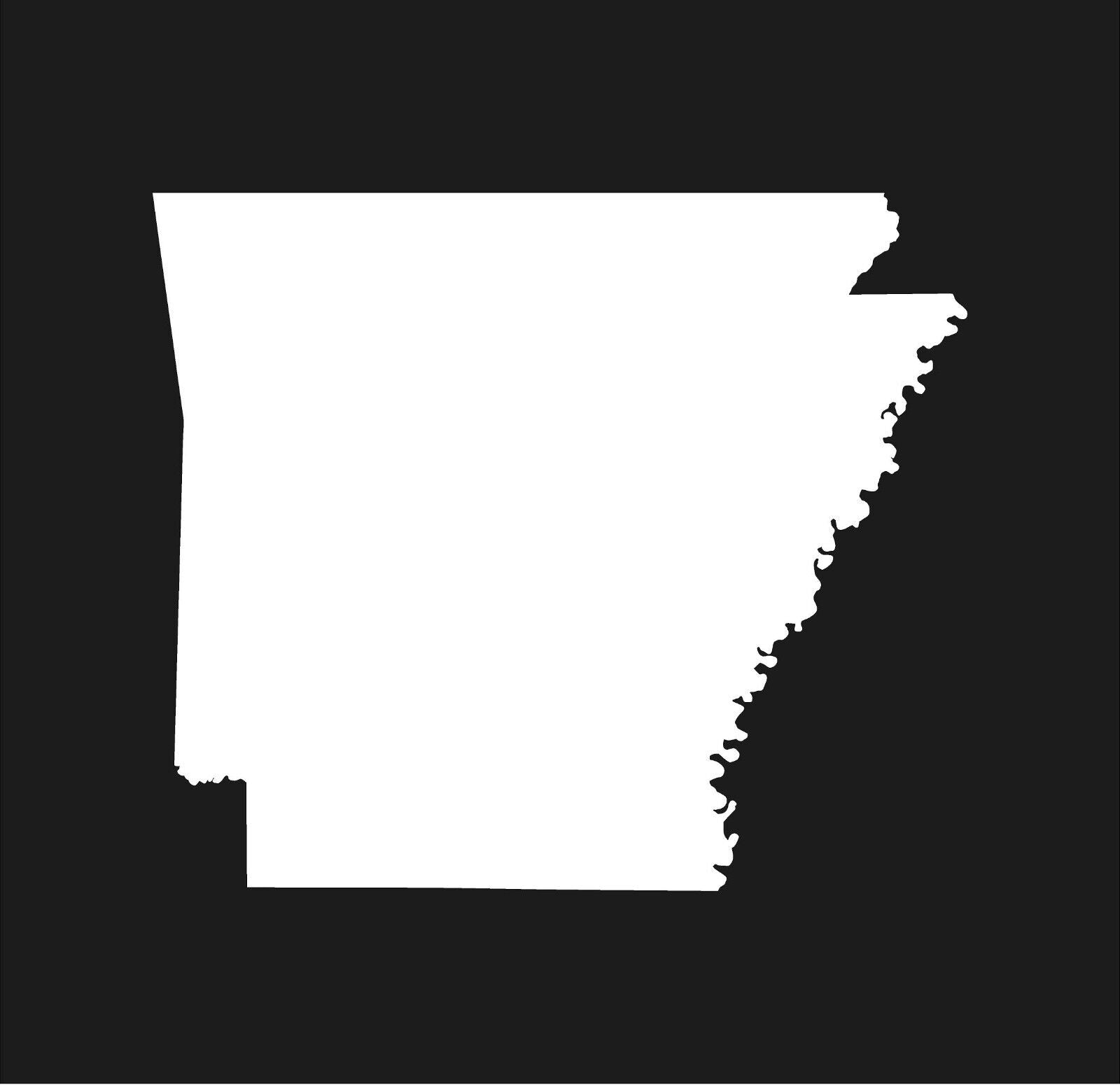 ar-state-outline-vinyl-sticker-truck-smooth-surface
