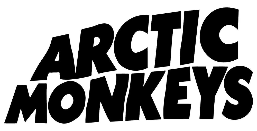 arctic-monkeys-logo-vinyl-decal-applied-on-car-window-and-laptop