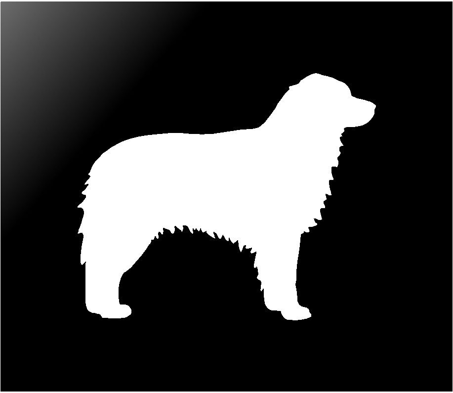 australian‑shepherd‑vinyl‑decal size options for cars trucks laptops
