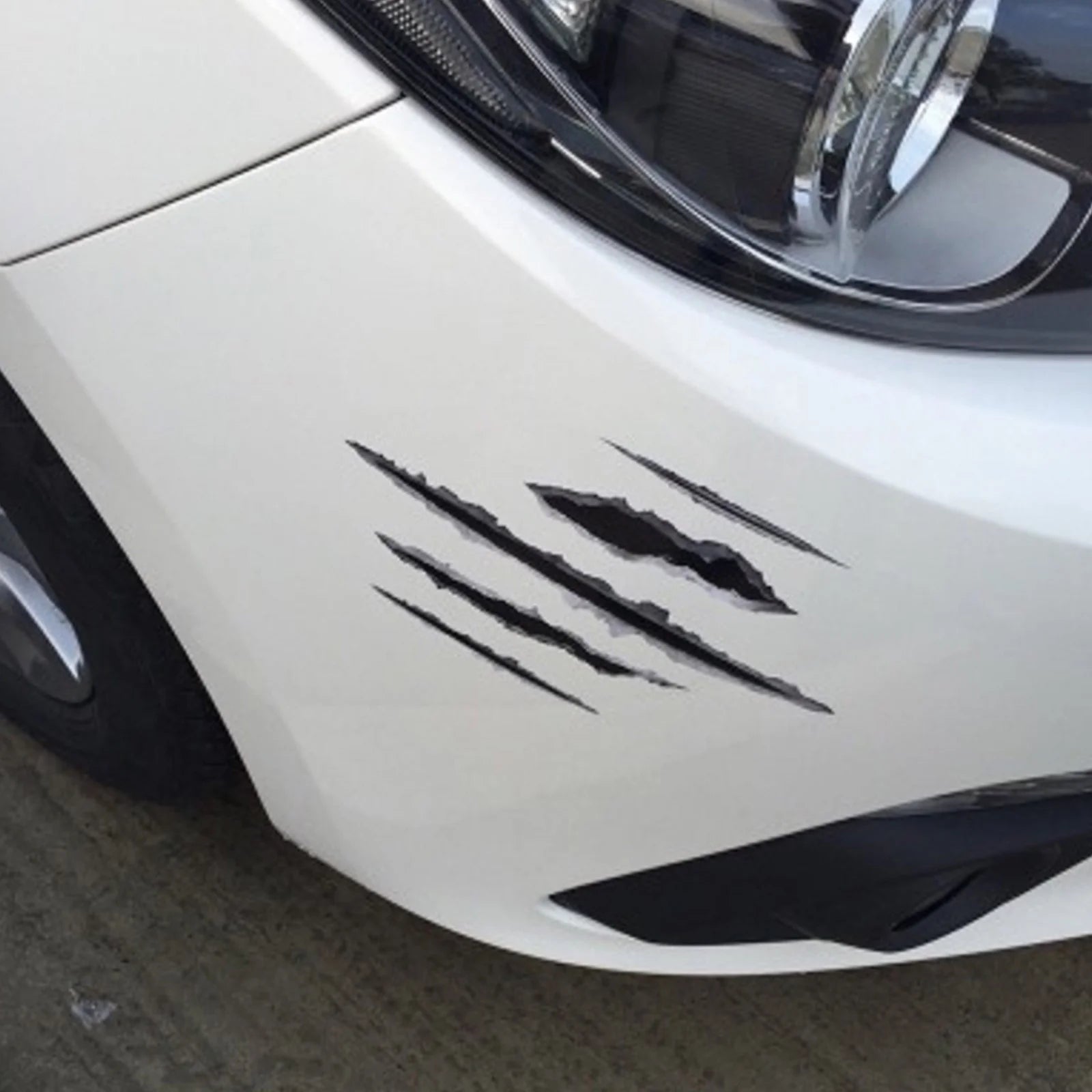 Konghyp Car Modification Stickers – Simulation Bullet Hole Crack Stickers | Die Cut Vinyl Decal/ Bumper For Windows, Cars, Trucks, Laptops, Etc.