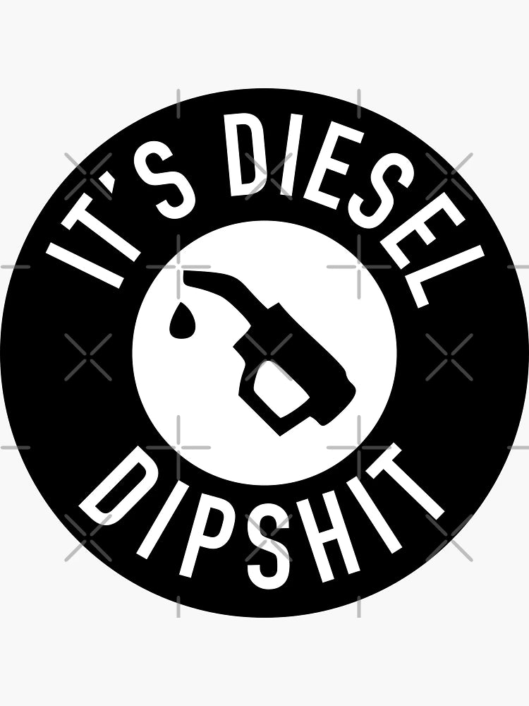 1PC "Diesel Fuel Pump Sticker, Perfect for Cars, Laptops, Journals & Auto Enthusiast Decor" Die Cut Vinyl Decal