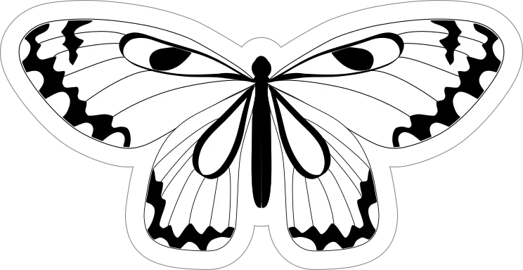 Butterfly Stickers and Decals Die Cut Vinyl Decal