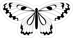 Butterfly Stickers and Decals Die Cut Vinyl Decal