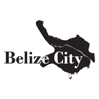 Belize City Map Sticker Die Cut Vinyl Decal