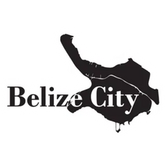 Belize City Map Sticker Die Cut Vinyl Decal