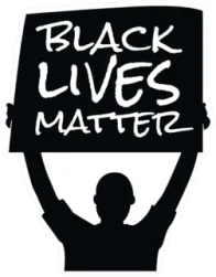 Black Lives Matter Protest Sign Sticker Die Cut Vinyl Decal