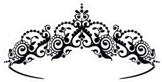 Princess Diadem Sticker Die Cut Vinyl Decal