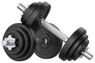 Rubber Metal Dumbbell Fitness Sticker Die Cut Vinyl Decal