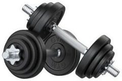 Rubber Metal Dumbbell Fitness Sticker Die Cut Vinyl Decal