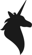 Silhouette Of Unicorn Head Sticker Die Cut Vinyl Decal