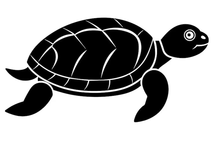 Vector a black and white  Die Cut Vinyl Decal