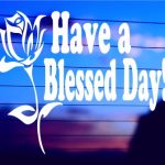 blessed-day-vinyl-decal-on-truck-laptop