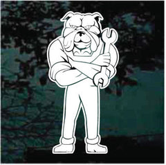 Bulldog Mechanic Decals | Die Cut Vinyl Decal