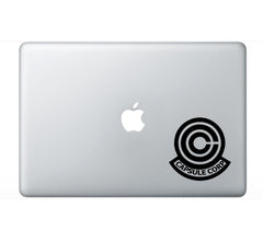 capsule‑corp‑logo‑vinyl‑sticker size options for cars trucks laptops