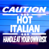 caution-hot-italian-vinyl-decal-on-car-window-bumper