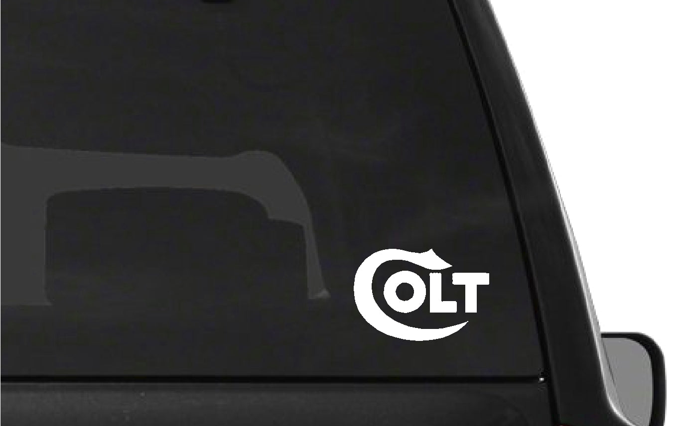 Colt Vinyl Die Cut Vinyl Decal/ Bumper For Windows, Cars, Trucks, Laptops, Etc.