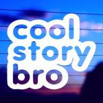 Cool Story Bro JDM vinyl die cut decal for laptops windows