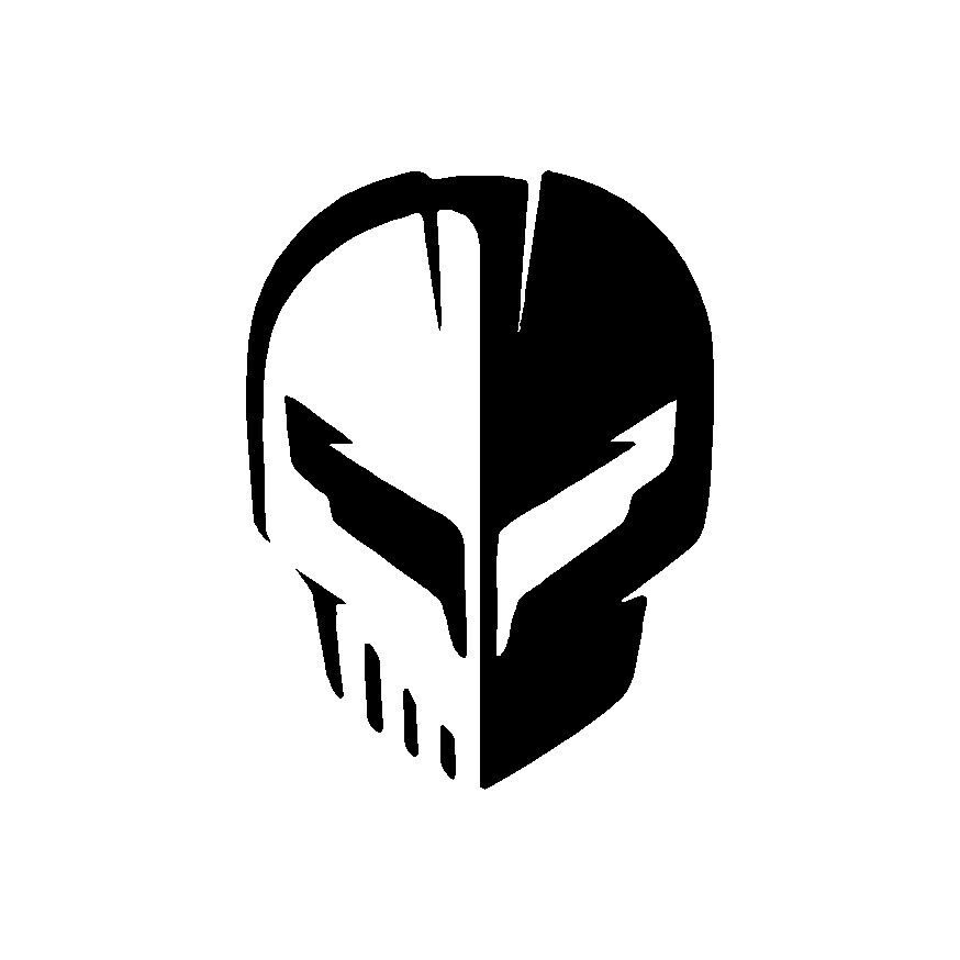 corvette‑racing‑jake‑skull‑vinyl‑sticker‑truck‑smooth‑surface