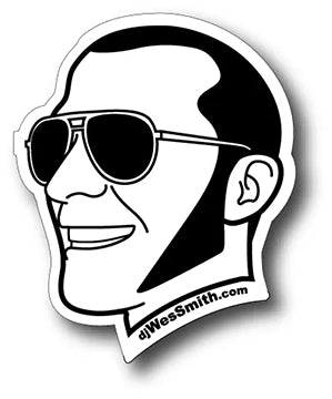 Young Man Die Cut Vinyl Decal