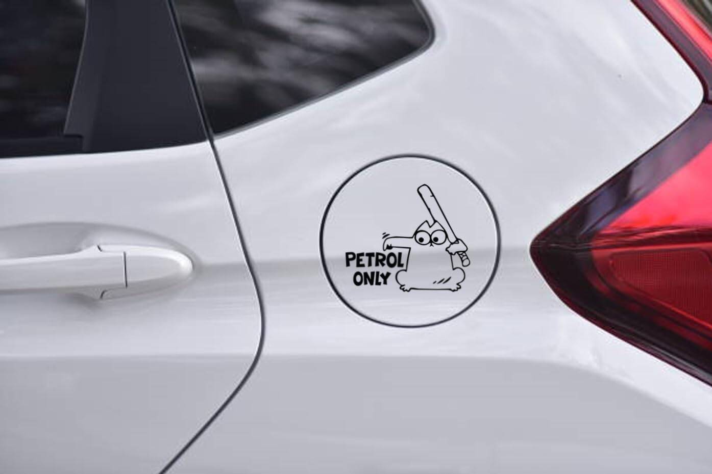 Car Sticker For Fuel Tank, Waterproof Vinyl Sticker Die Cut Vinyl Decal