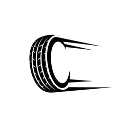 Tire Logo Die Cut Vinyl Decal