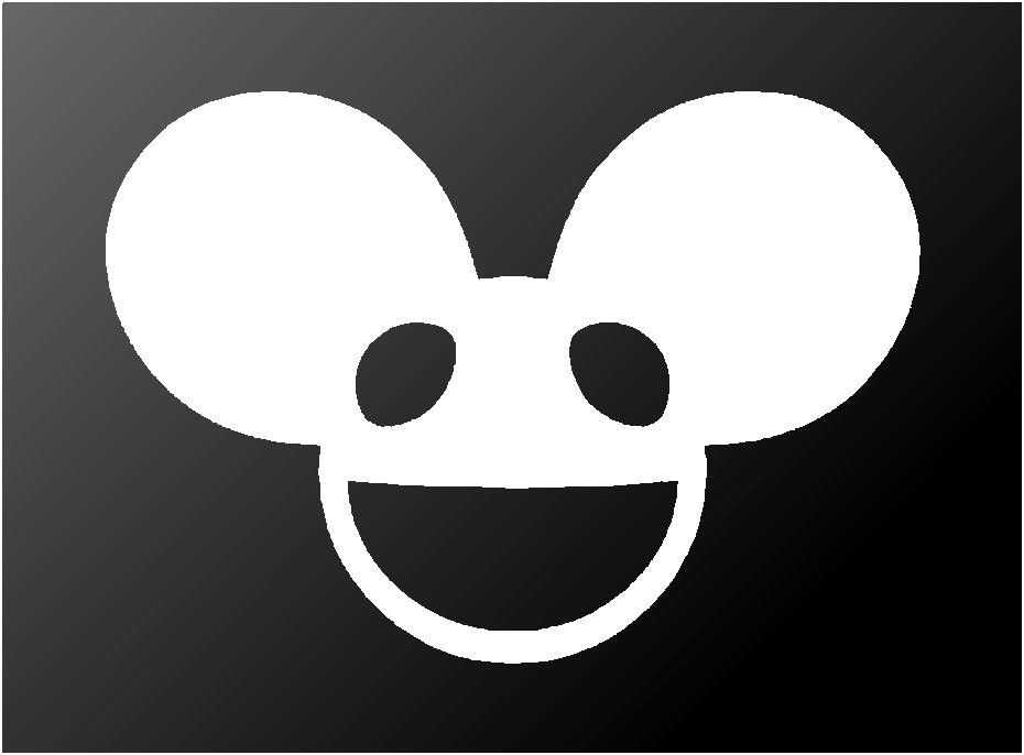 close‑up‑deadmau5‑edm‑dj‑logo‑vinyl‑sticker‑die‑cut‑waterproof