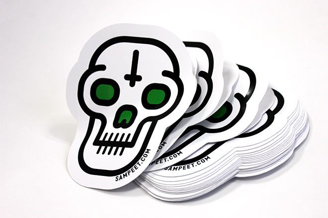 Skull Die Cut Vinyl Decal