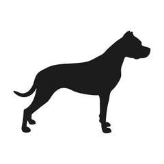 dogo argentino vinyl dog decal black die cut vinyl sticker for cars trucks windows laptops