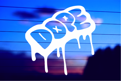 Dope vinyl die cut decal for cars, trucks, windows, and laptops
